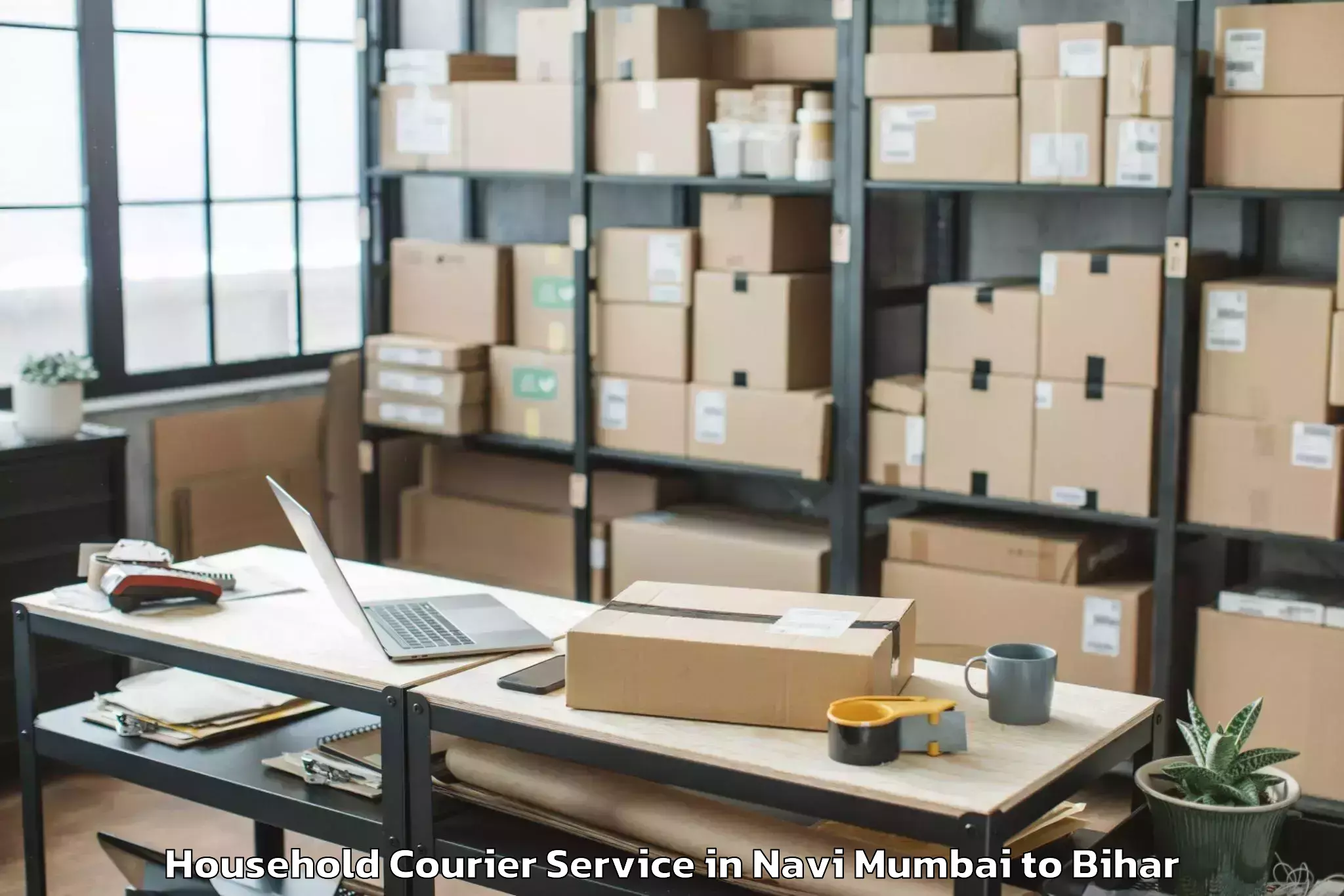 Hassle-Free Navi Mumbai to Chapra Household Courier